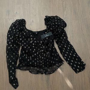 Lulus | Cropped Blouse | Size S